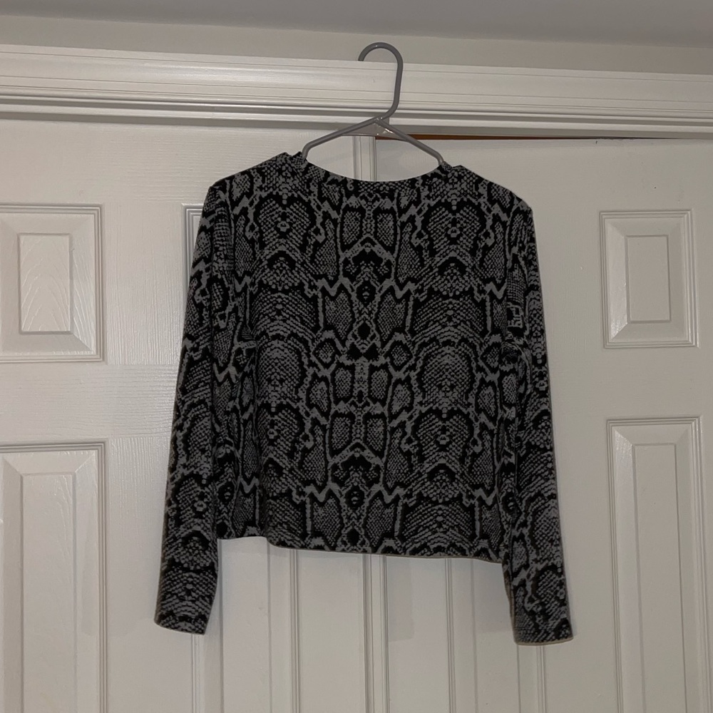 Long Sleeve Cheetah Sweater